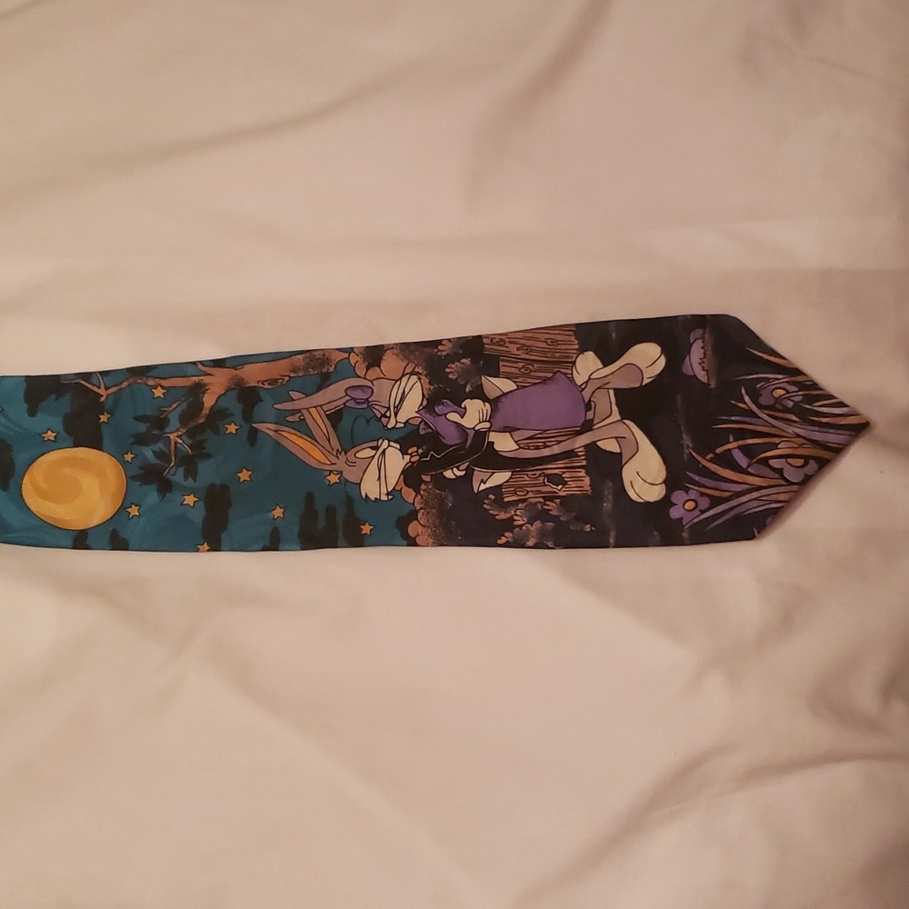 Bugs Bunny and Lola Bunny novelty tie